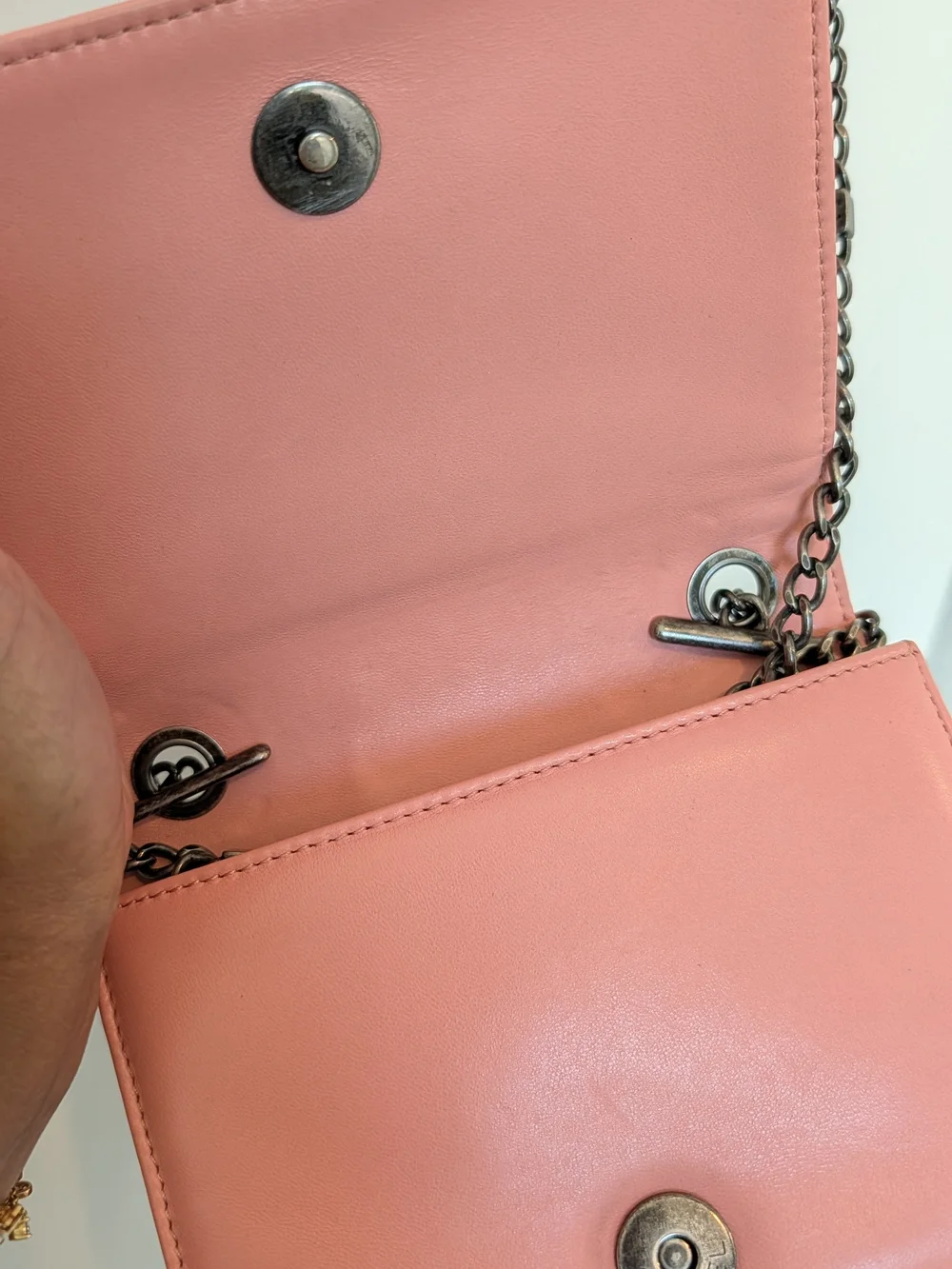 Chanel Brick Lego Pink Leather Boy Mini Flap Bag